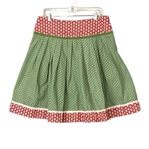 Daller Tracht Dirndl Printed Side Zip Skirt Size 42 Oktoberfest Deutsch German